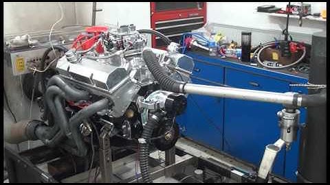 SBC 481HP 383 STROKER ENGINE DYNO RUN FOR GARY TURNER BY WHITE PERFORMANCE AND MACHINE