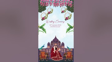 wedding invitation template | wedding invitation video | wedding page | wedding invitation page