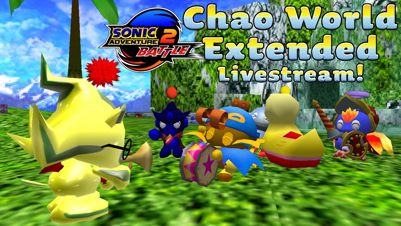 Finally, chilling with Chao again! Chao World Extended Livestream