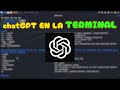 Como integrar ChatGPT en la terminal | kali linux
