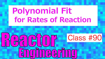 Polynomial Fit & Differential Method for Order of Reaction // Reactor Engineering - Class 90