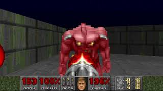 Ultimate Doom Pistol Starts E2M5 "Command Center" UV 100% Kills and Secrets