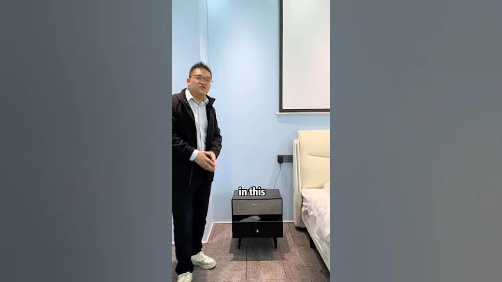 A smart fabric bedside table full of technology.#shorts #bedsidetable #bluetoothspeaker #sidetable