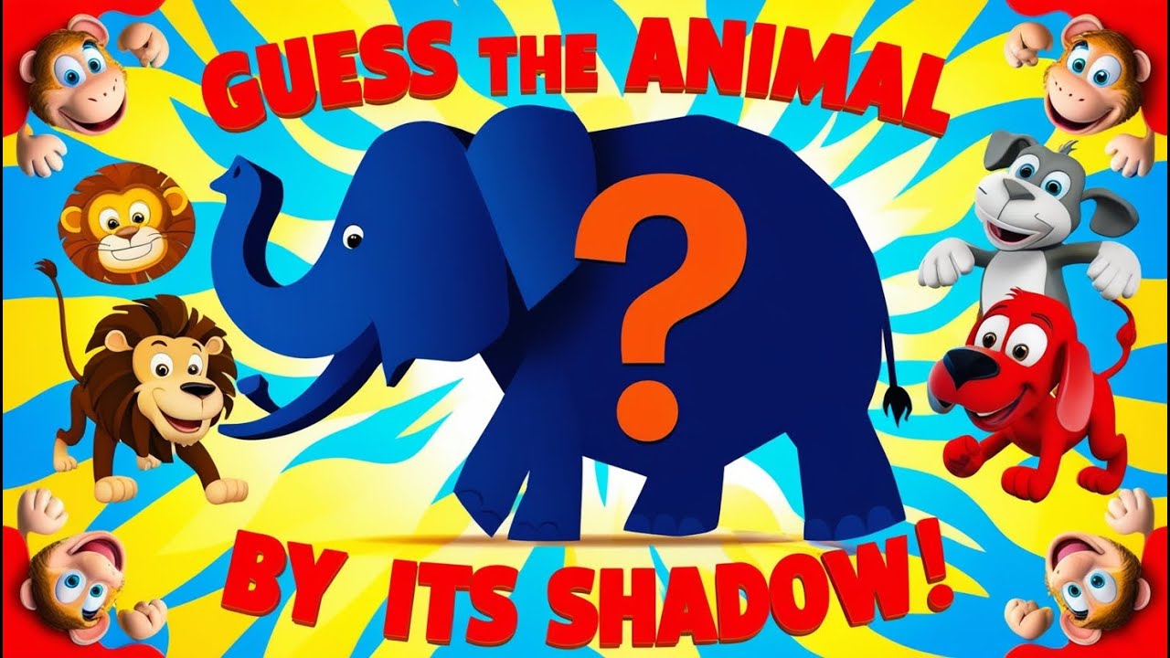 Can You Guess the Animal by Its Shadow? | Fun Animal Quiz for Kids - 15 ...