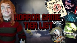 Horror Game Tier List || Starring Freddy Cougar