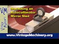 Milling and Grinding an Autocollimator Mirror Sled for Inverted V-Ways