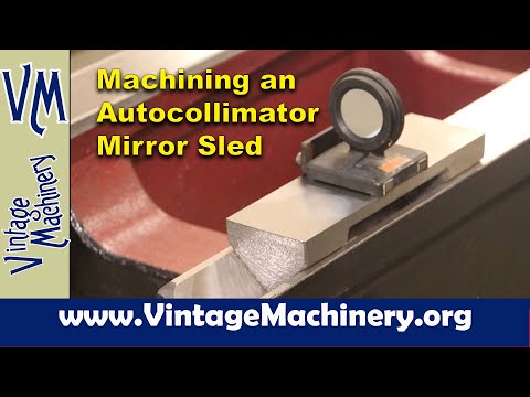 Milling and Grinding an Autocollimator Mirror Sled for Inverted V-Ways