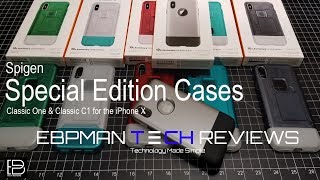 Spigen Classic One & C1 iMac Special Edition Apple iPhone X Case Reviews