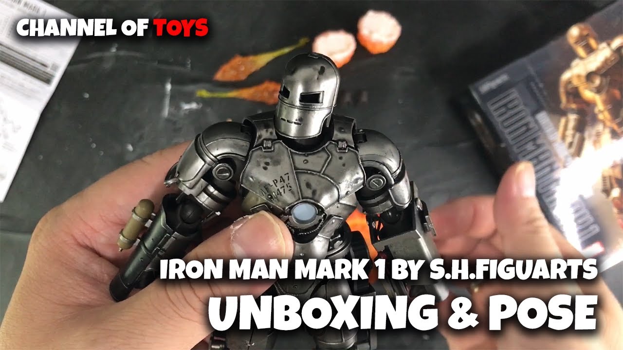 So Real!!! S.H.Figuarts Iron Man Mark 1 (MK I) Birth of Iron Man Edition Bandai Tamashii Nations