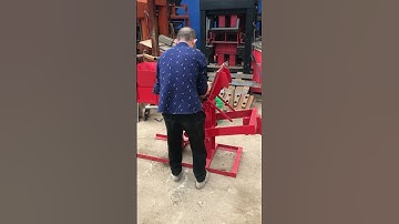 manual soil earth mud clay cement interlocking brick making machine for lego bricks