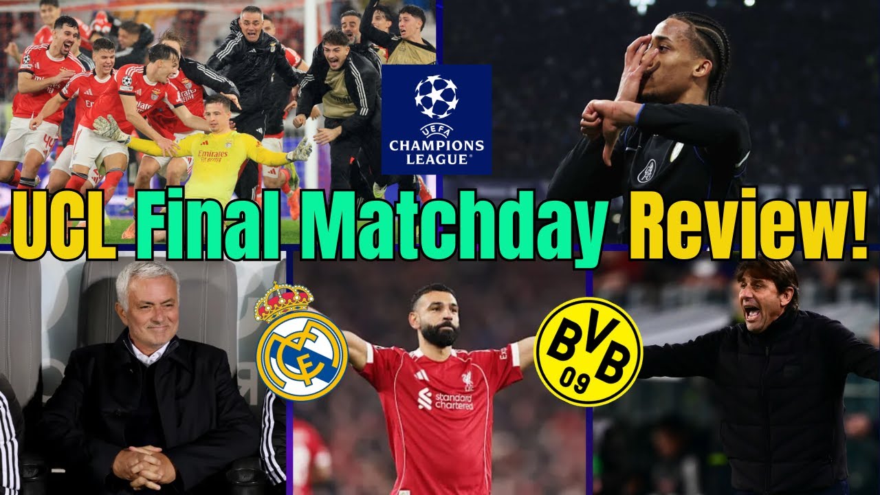 (ASMR) Mourinho Masterclass! Napoli Out! UCl Final Matchday Champions League Results Whispered