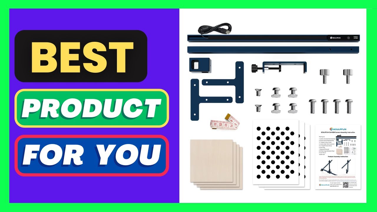 SCULPFUN CAM500 Camera for Laser Engraver 120° Wide-angle Precise