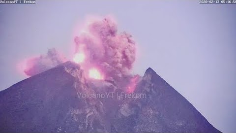 ERUPSI MERAPI 13-02-2020
