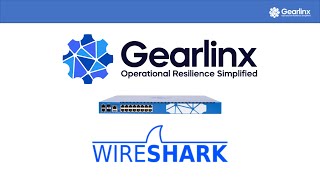 Capturing network traffic with Wireshark on a Gearlinx device