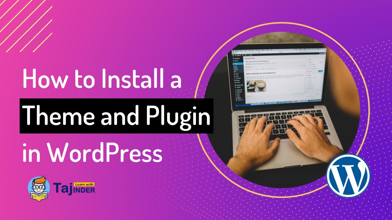 How to Install a Theme and Plugin in WordPress #elementor # ...