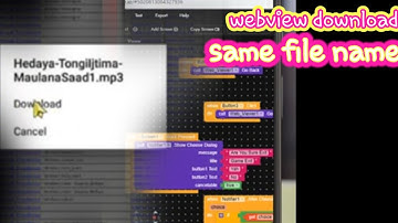 kodular download any file as same file name | kodular webview download file name problem solve aia