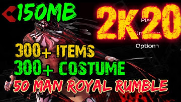 WWE 2k20 in 150mb | #WR3d 2k20 mod for Android | 50man Royal Rumble |