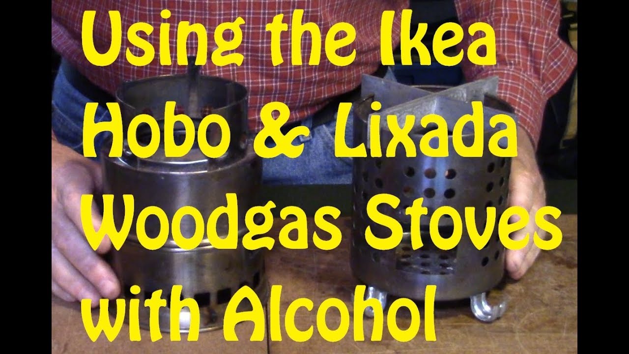 Using the Ikea Hobo & Lixada Wood Gas Stoves with Alcohol YouTube