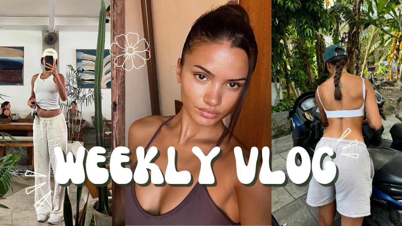 Weekly vlog in Bali | hanging out with friends, modelling, skincare & uluwatu visits