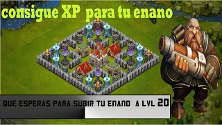 Throne Rush [Subir Al Enano A Nivel 20 Mas Rápido]