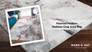 Moorsel Modern Medium Gray Area Rug