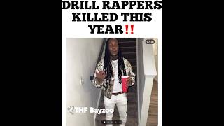 Chicago Drill Rappers Killed This Year In 2025