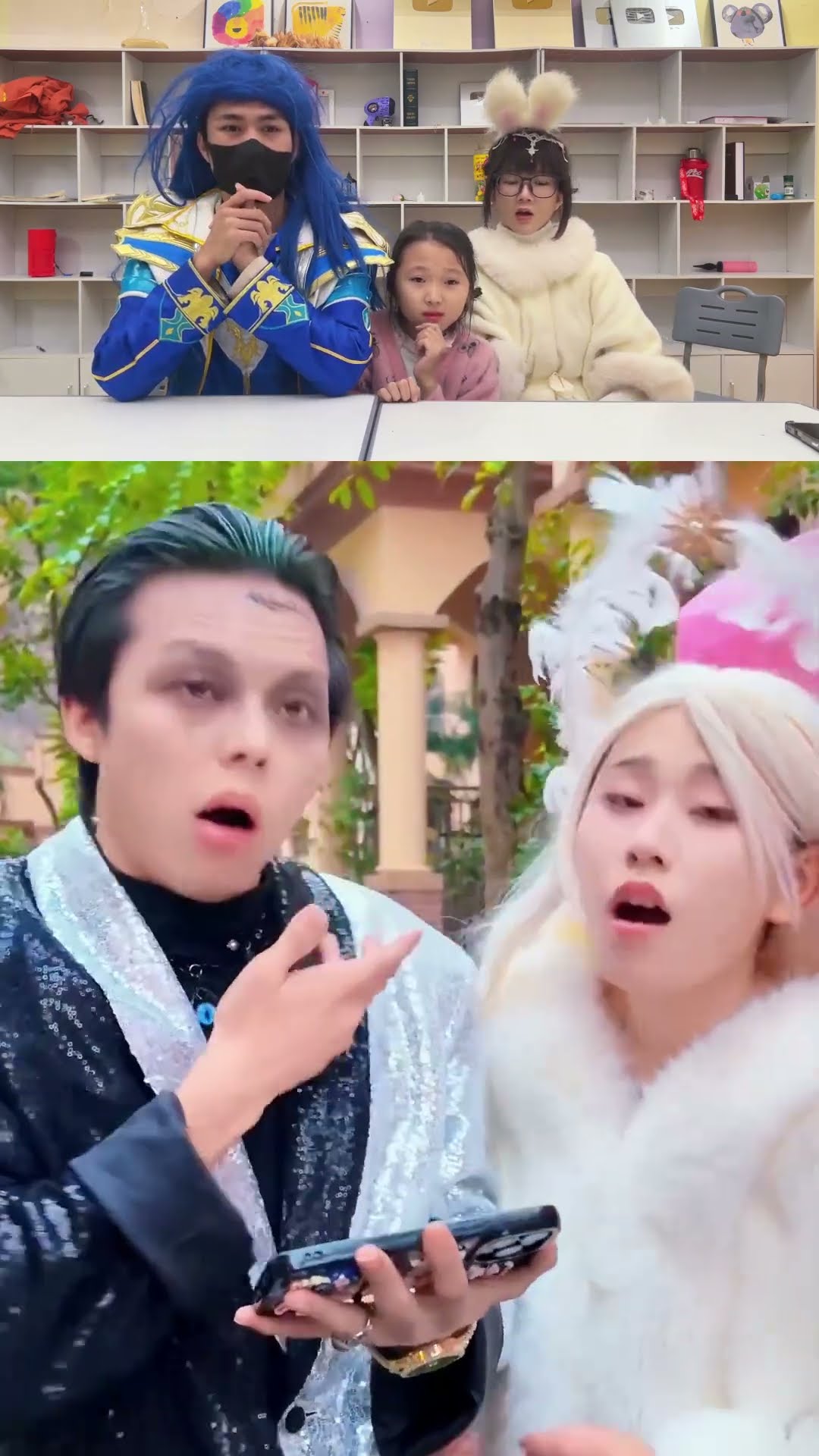 Coco has been kidnapped. The clown and the white angel will help coco!# Douluo Mainland# Douluo Mai
