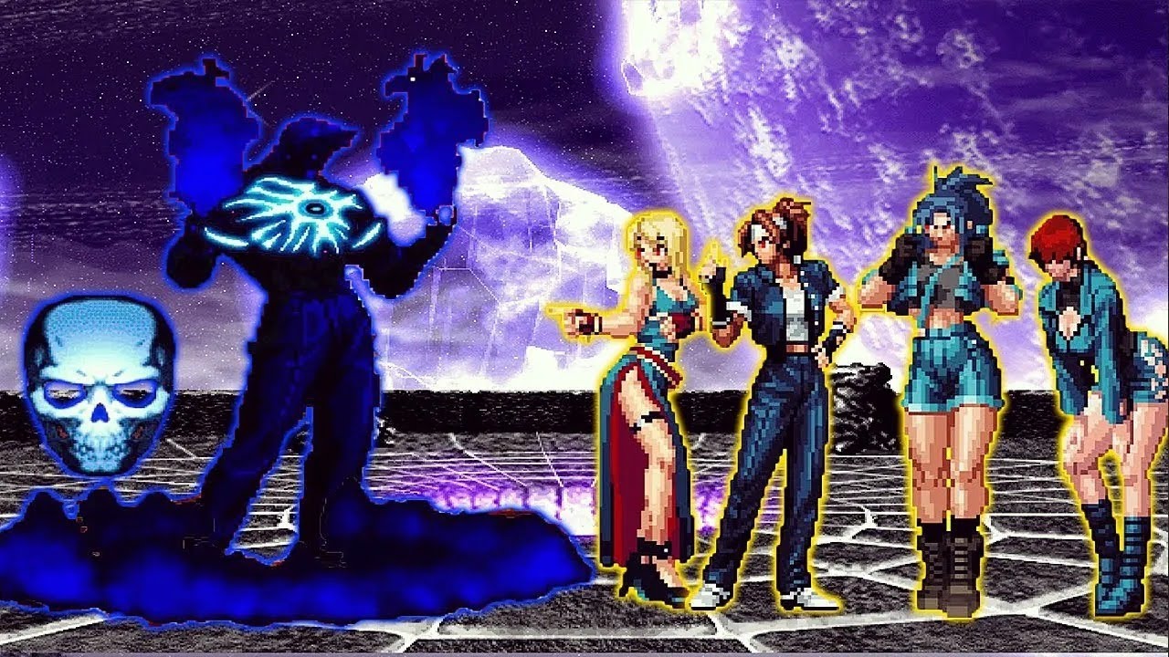 Blue Valmar Rugal Vs Yellow Shine Female [Mugen KOF] - YouTube