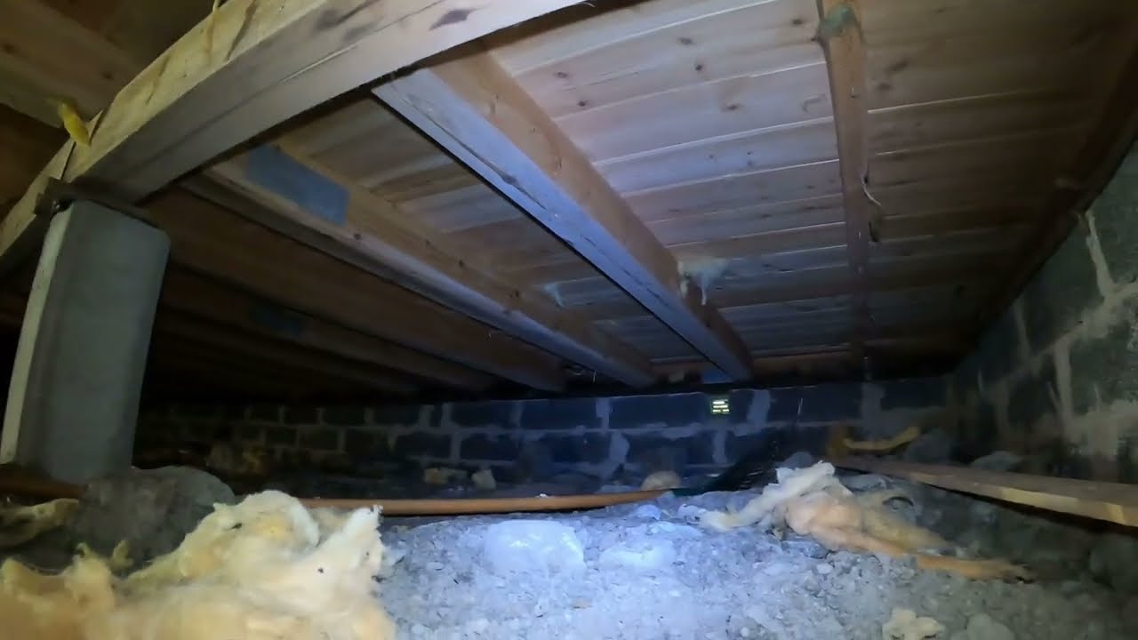 Mögelsanering krypgrund och byte av blindbotten