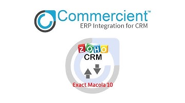 Commercient SYNC Exact Macola 10 and Zoho