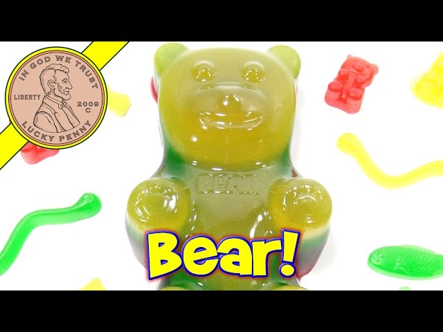 Electric Giant Gummy Candy Maker. Make worms, bears and a GIANT GUMMY BEAR!