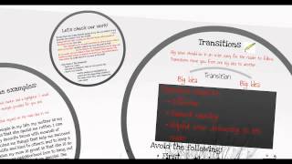 Body Sentences, Transitions, & Conclusions