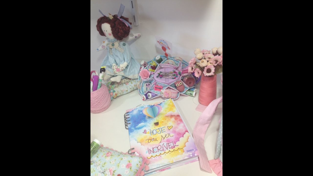 DIY Cesto organizador em tecido - Série atelier arrumadinho/home office by Atelier by Rê