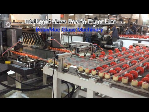 Intelligent Glass Double Edger Line ｜ Glass Double Edger Machine  ｜ BolayMac Glass