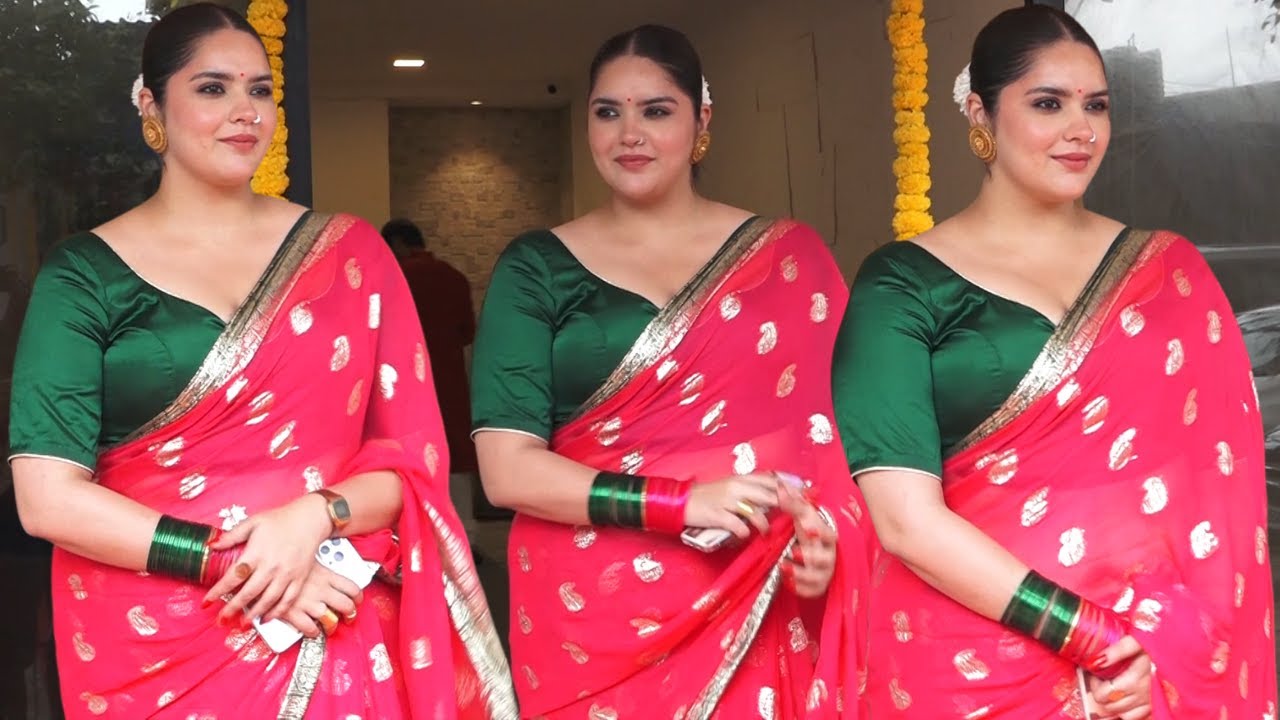 Anjali Anand's Ganpati Darshan at Sandiip Sikcand's Residence 🔥💃