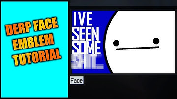 FUNNY BO3  DERP FACE EMBLEM TUTORIAL!