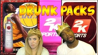 Famous NBA 2k15-MyTeam 100k Ruby Pack Opening! DRUNK PACKS! Who Drinks?! Funny Moments Wealth