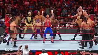 Curt Hawkins Eleminates By All Wrestler In The Battle Royal Match