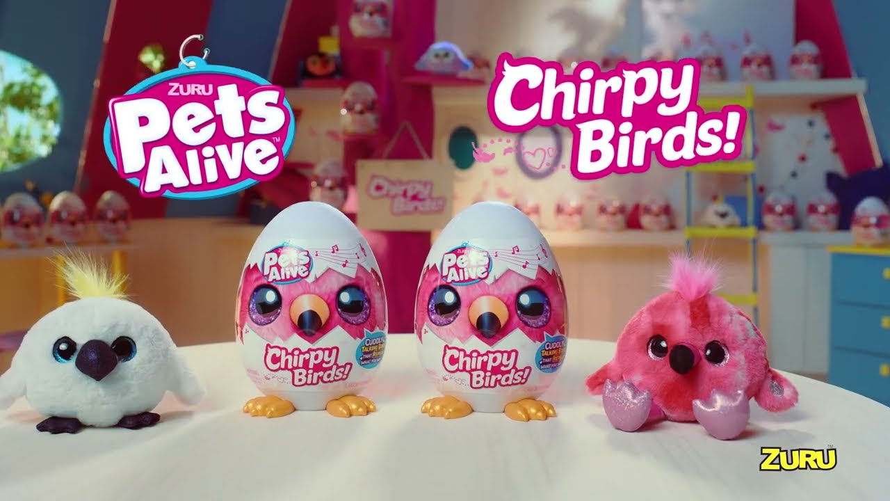 Die fröhlichsten Vögel aller Zeiten sind geschlüpft - die Chirpy Birds!