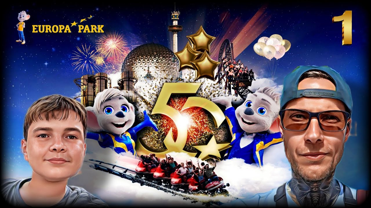 🎢Europa Park 2025🎢 Vlog 1/2 ✨✨✨ On t'embarque sur un max d'attractions pour cette journée de dingue!