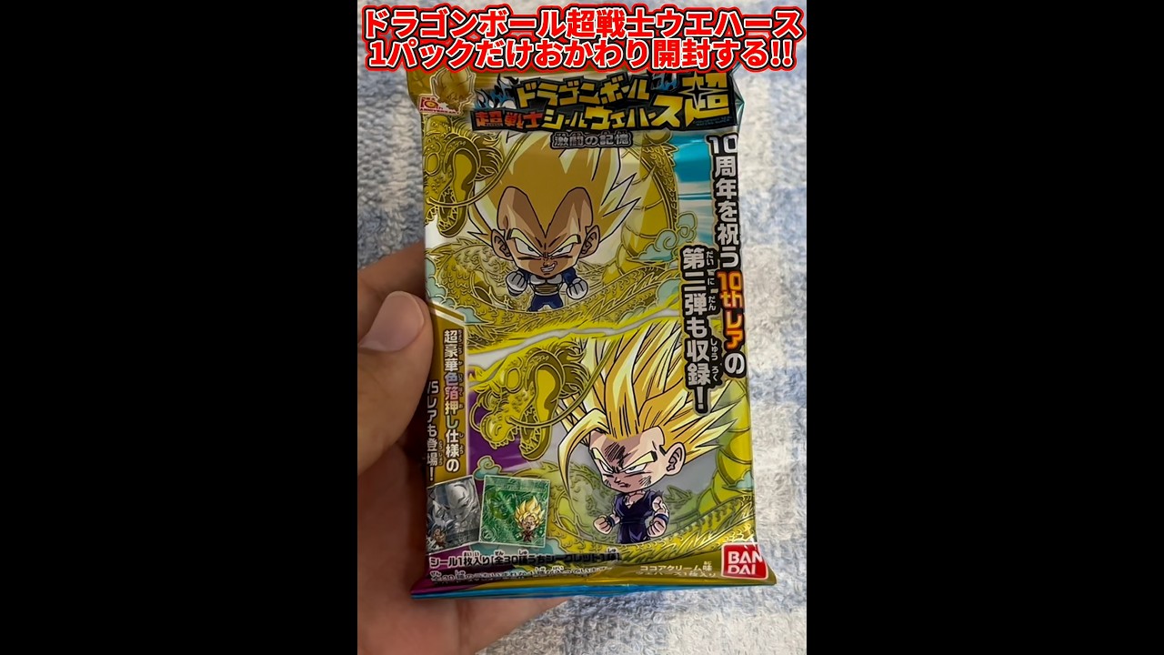 ドラゴンボール超戦士シールウエハース】10周年記念の超戦士シール