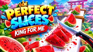 🔴 LIVE: PERFECT SLICES EVERY TIME | EP18 🍉 Satisfying Slice Game Challenge screenshot 4
