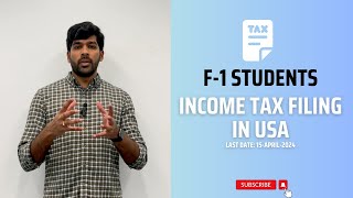 Tax Filing in USA 2024 #F1students #taxfiling #usa #internationalstudents screenshot 1