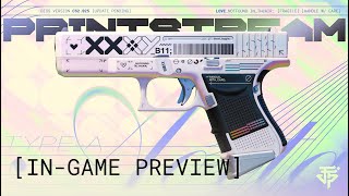 Counter-Strike 2 Glock-18 Printstream Type-𝓐 In-Game Preview