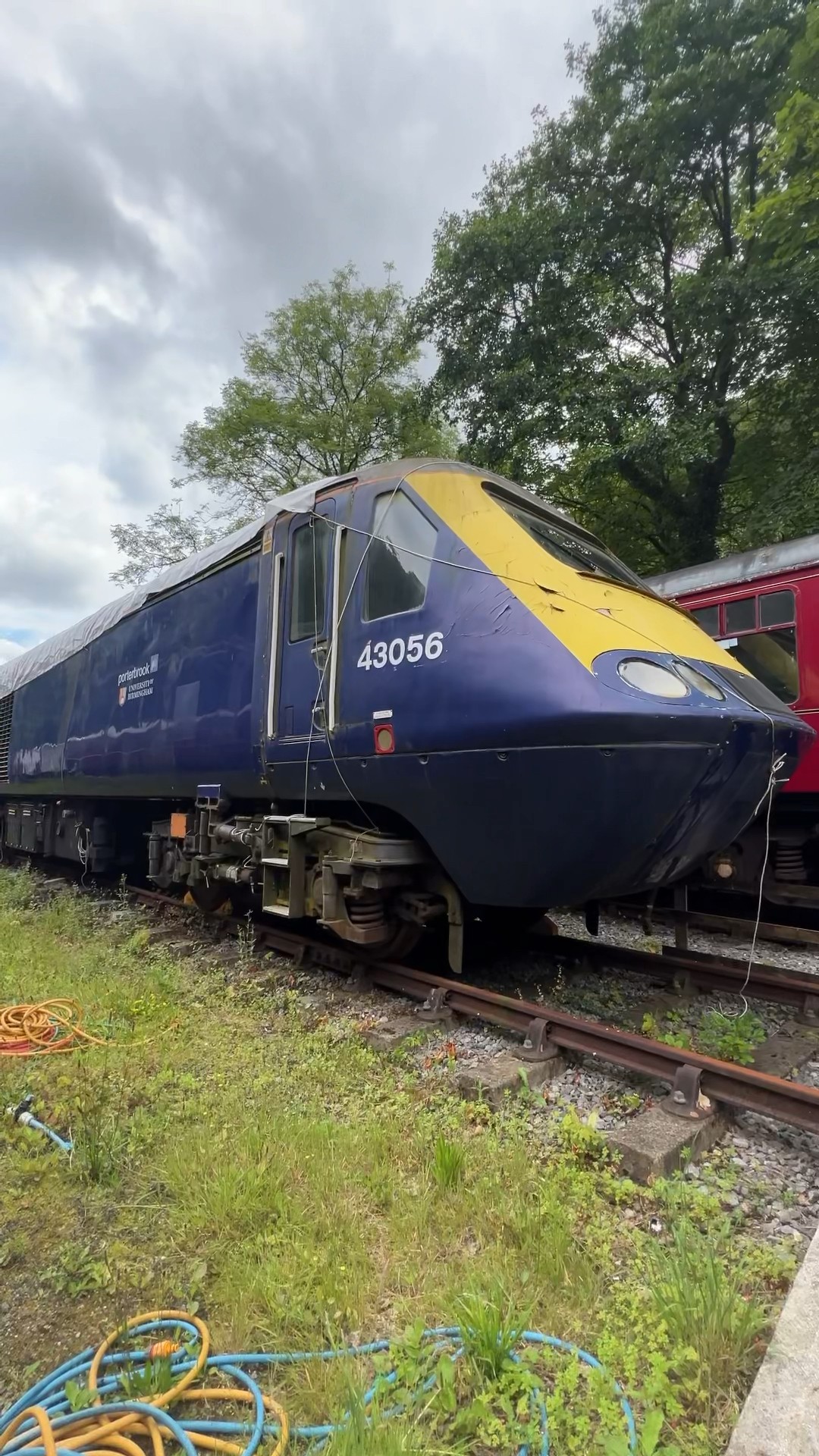 yuuu.　36 🚆 First Great Western HST Power Car No. 43056 at Llwyfan Cerrig