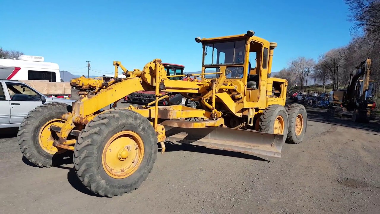 1950S Caterpillar Model 12 Road Grader Visual Tour – VJUT