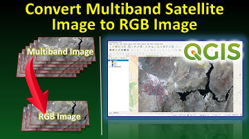 How to Export an RGB Image from Multiband Satellite Image in QGIS | QGIS Tutorial for Beginners