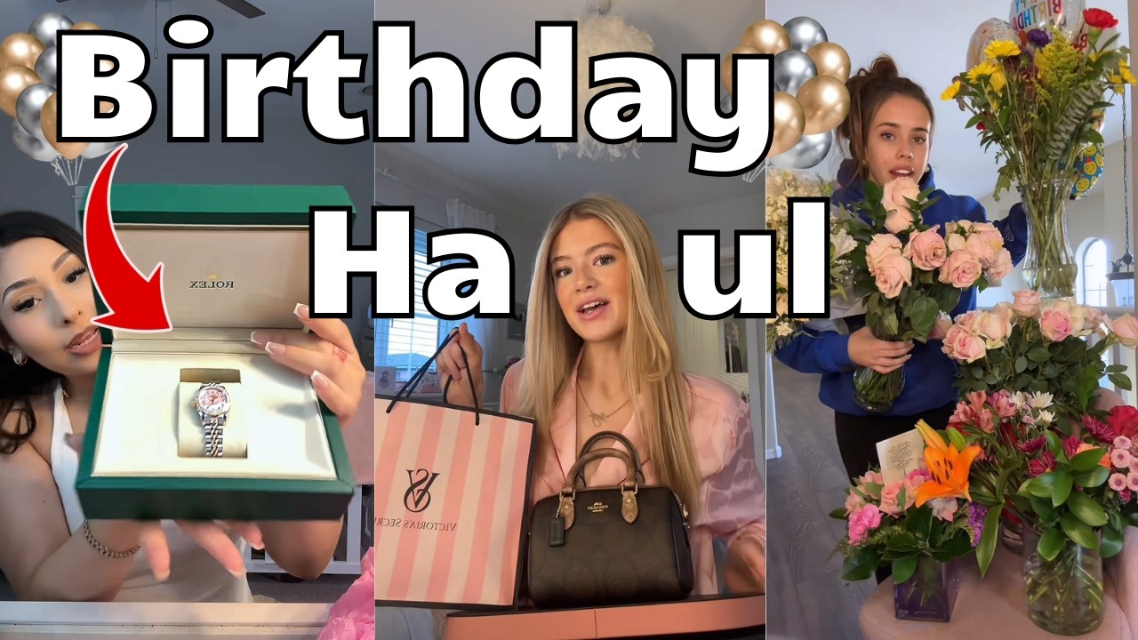 Покупки на день рождения 🎂✨ Покупки и реакции из TikTok |🎀Подборка видео из TikTok