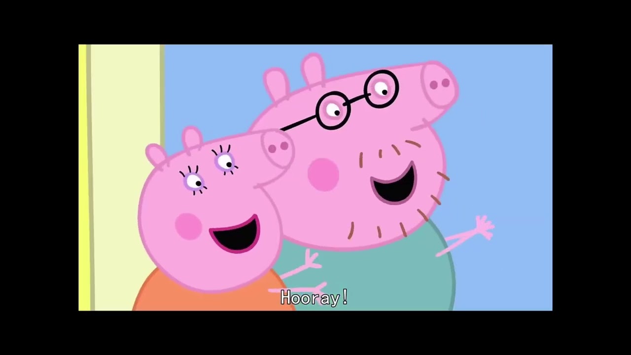 Peppa pig: All instances where one or more characters say Hooray