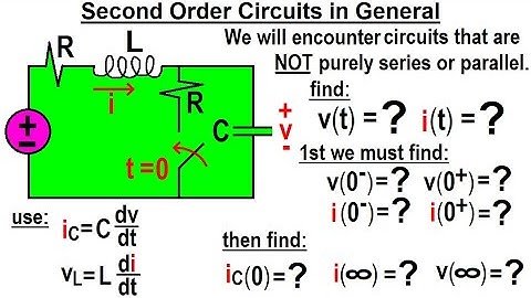 Electrical Engineering: Ch 9: 2nd Order Circuits (59 of 76) 2nd Order Circuits in General